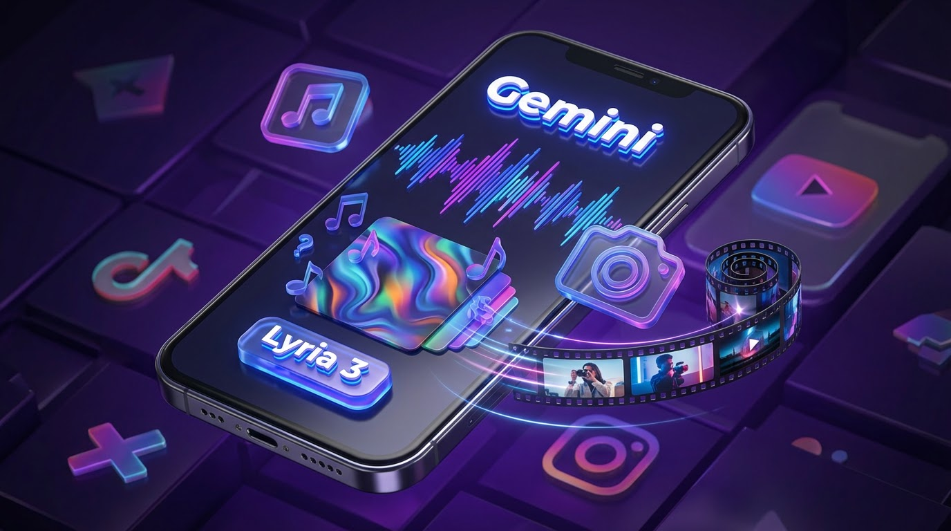 Gemini App Drops Instant Music Studio with Lyria 3