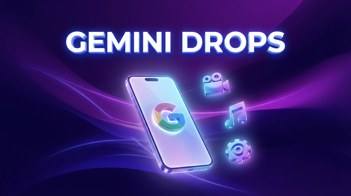 Google Gemini Drops: AI Moves from Answers to Action